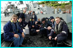Training Irish Navy EOD